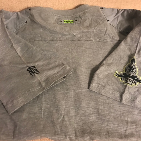 Coogi Men’s Tee Shirt Gray Logo Short Sleeve XXL Designer T-shirt - Picture 6 of 8